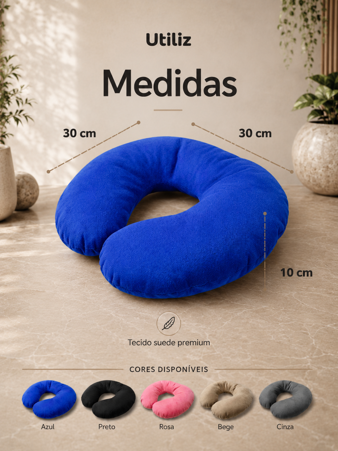 Almofada Apoio de Pescoço Utiliz - Imagem 3