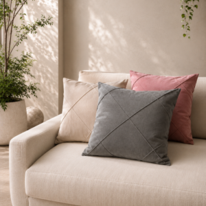 Capa de Almofada Suede Premium 45x45 cm