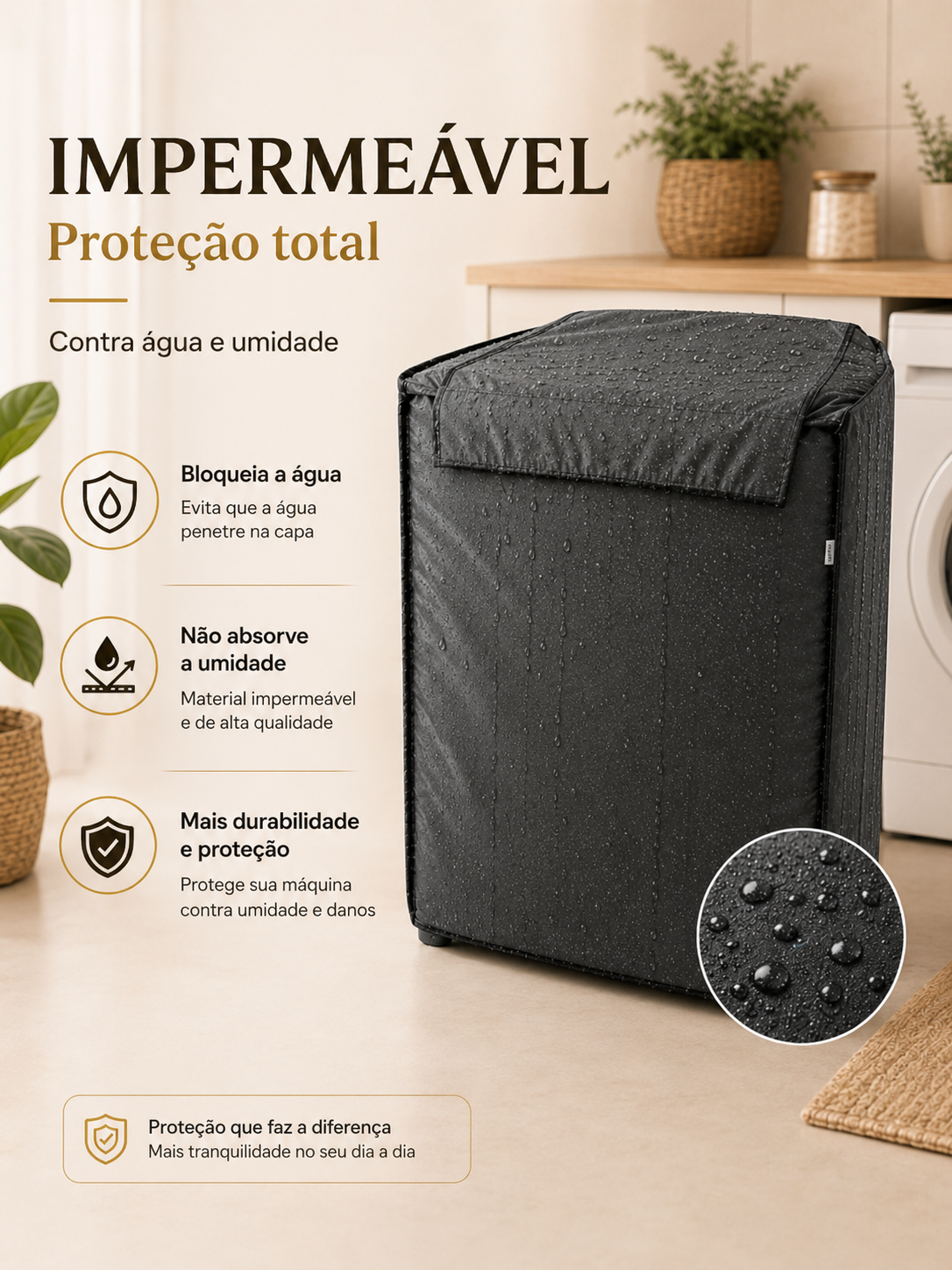 Capa Protetora para Máquina de Lavar - Imagem 5