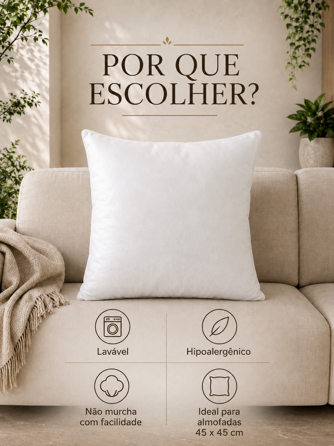 Enchimento para Almofada Utiliz - Imagem 5